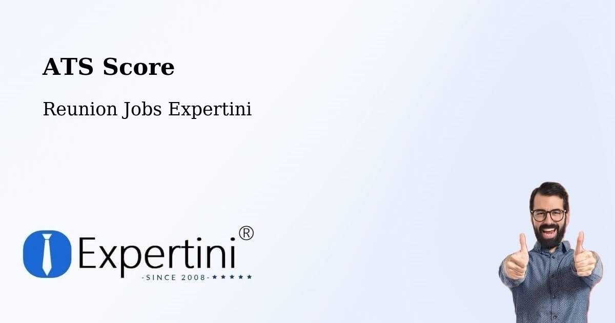 ATS Score - Reunion Jobs Expertini