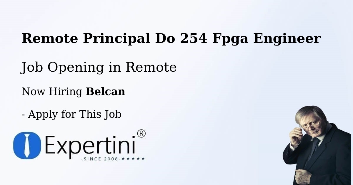 REMOTE Principal DO-254 FPGA Engineer