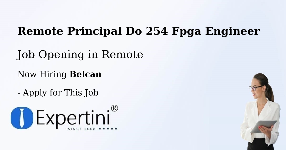 REMOTE Principal DO-254 FPGA Engineer