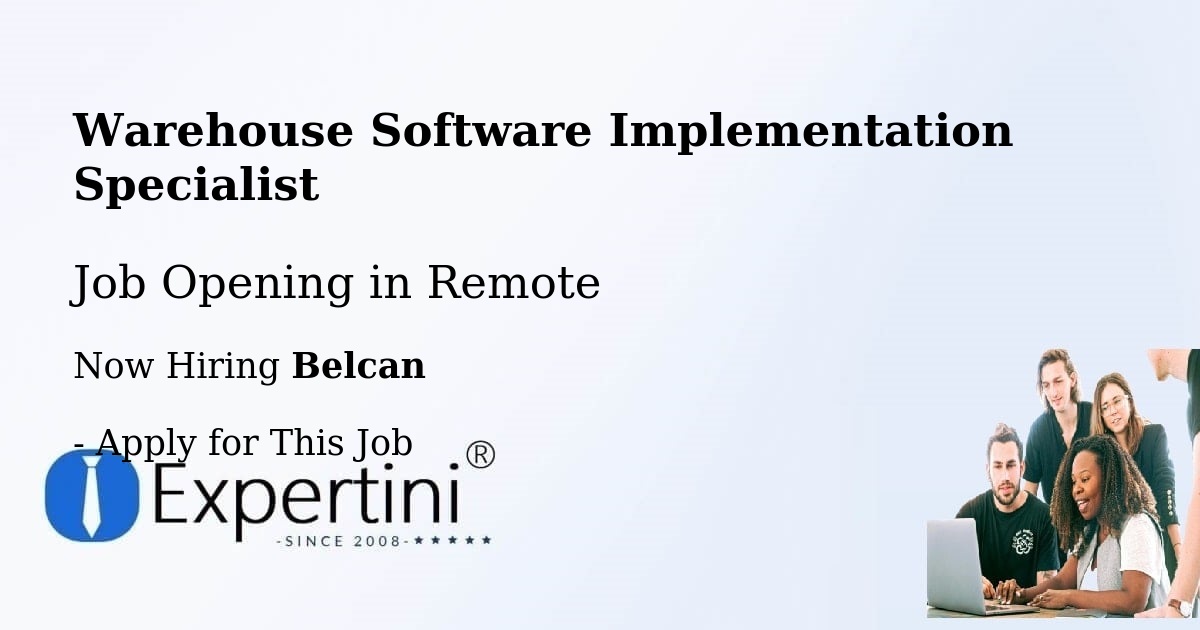 Warehouse Software Implementation Specialist