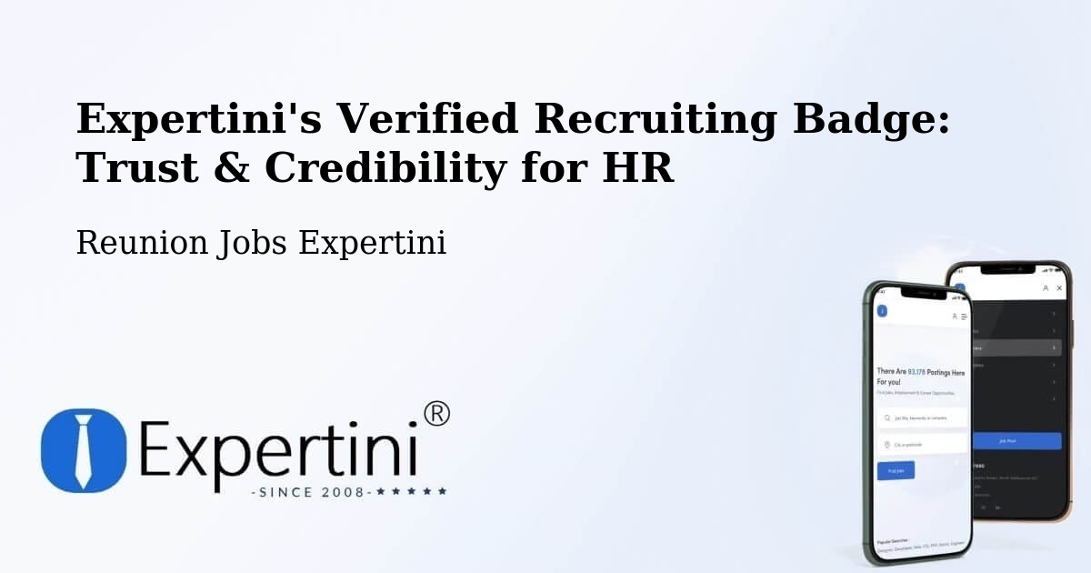 Expertini's Verified Recruiting Badge: Trust & Credibility for HR - Reunion Jobs Expertini