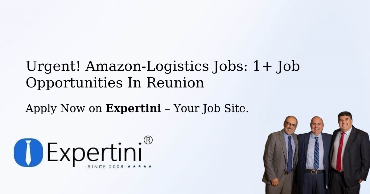 Urgent! Amazon-Logistics Jobs: 2+ Job Opportunities in Reunion